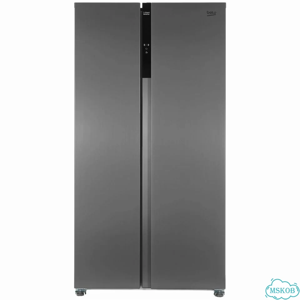 Холодильник Side by Side Beko gnor563E20X серебр фото 3