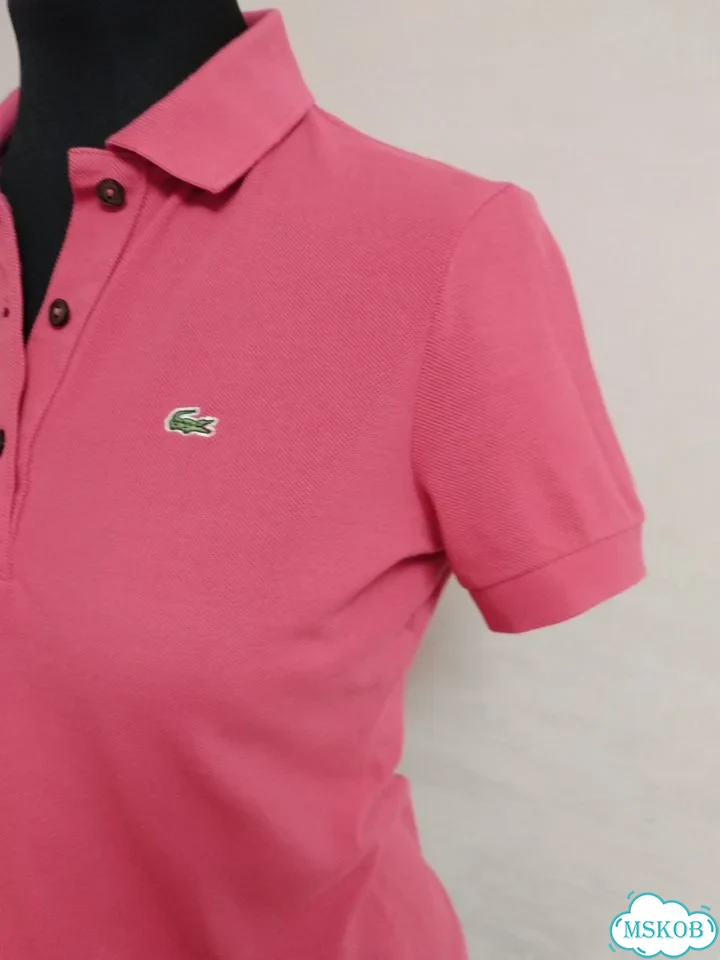 Футболка поло Lacoste женская фото 2