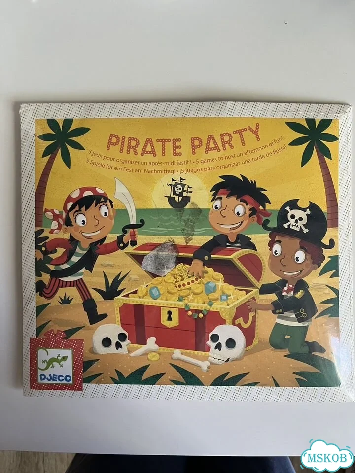 Набор настольных игр Djeco Pirate Party новый фото 1