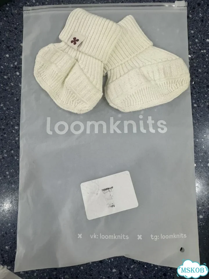 Loomknits пинетки 9/11 кремовый фото 2
