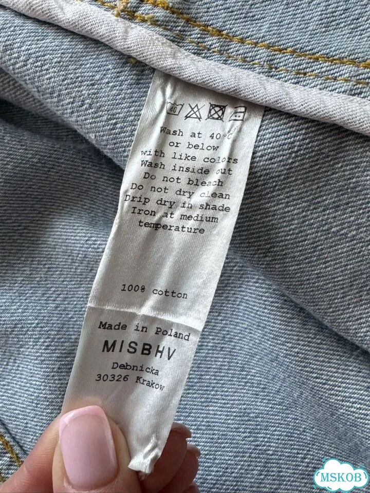 Джинсовая куртка misbhv фото 6