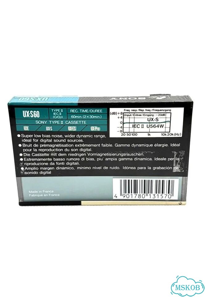 Аудиокассета Sony UX-S 60 (777) фото 6