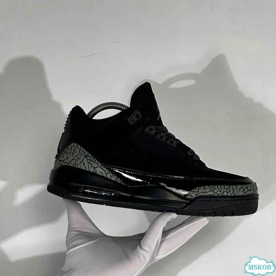 Кроссовки Nike Air Jordan 3 Retro “Black Cat” фото 5