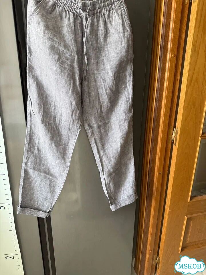 Льняные брюки женские H&M р. 40-42 (XS) фото 1
