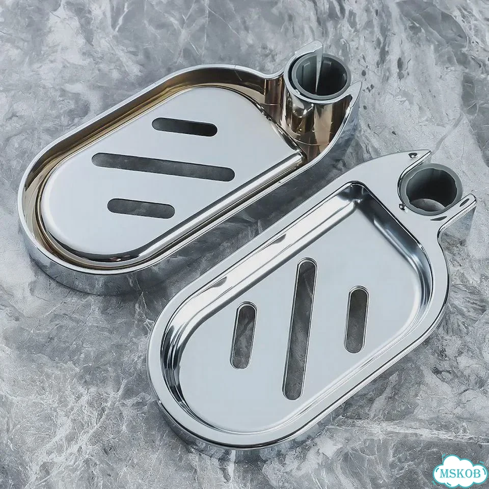 Регулируемая мыльница для ванной серебристого цвета 22mm фото 3