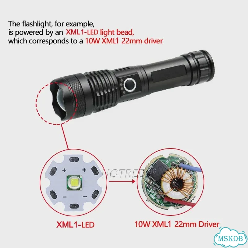 HotRed трансформатор освещения 12В 10W 22mm 5Mode фото 7