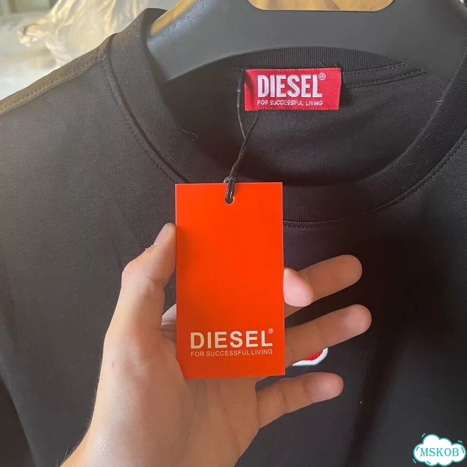 Футболка Diesel черная фото 6