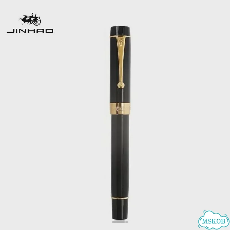 Jinhao 100 золотая перьевая ручка Зеленый, M, Deep Sea Green фото 3