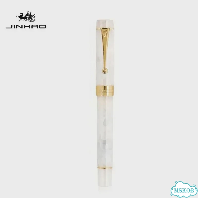 Jinhao 100 золотая перьевая ручка Зеленый, M, Deep Sea Green фото 5