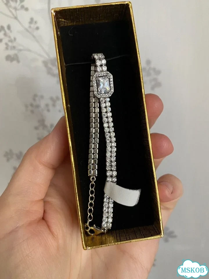 Серебряный браслет женский, новый фото 1