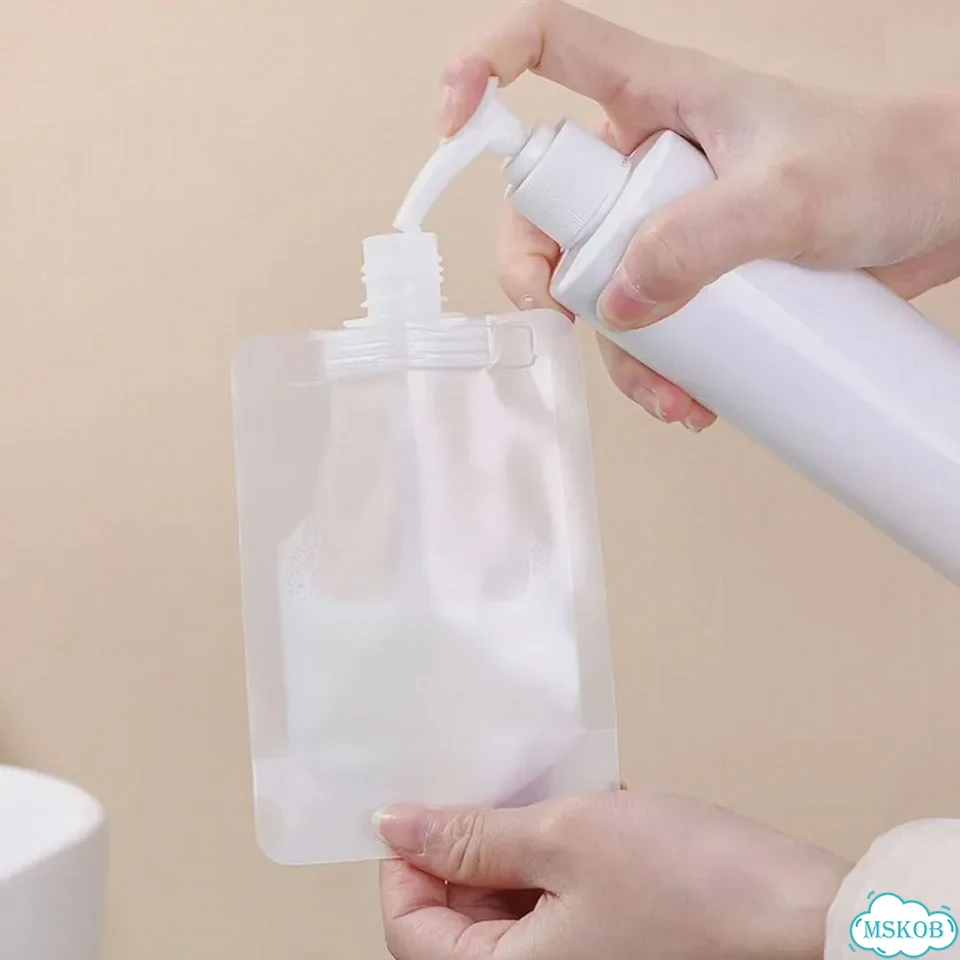 Многоразовые пакеты-диспенсеры для лосьона 30/50/100 мл 50ml 5pcs фото 5