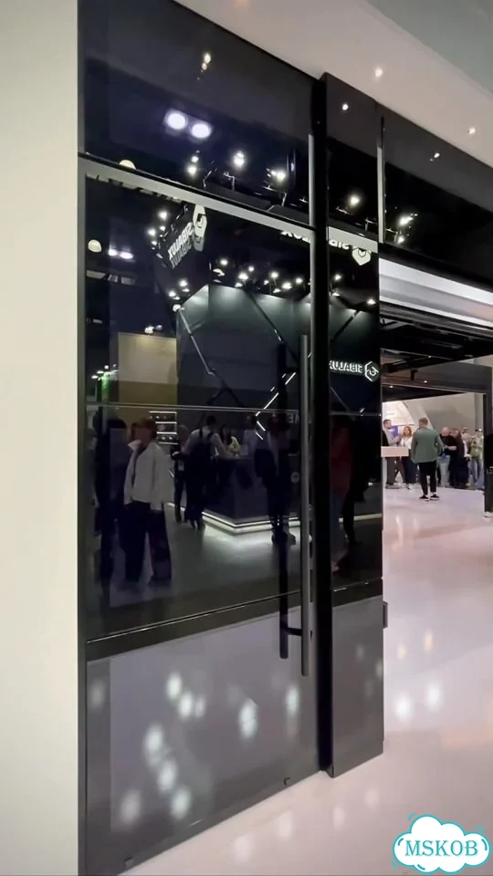 Панорамные гаражные ворота alutech под фасад дома фото 1