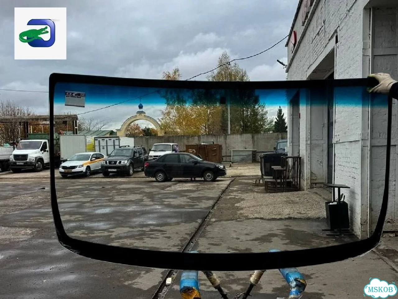 Лобовое стекло Hyundai County (Корея) 1998- зп тз фото 9