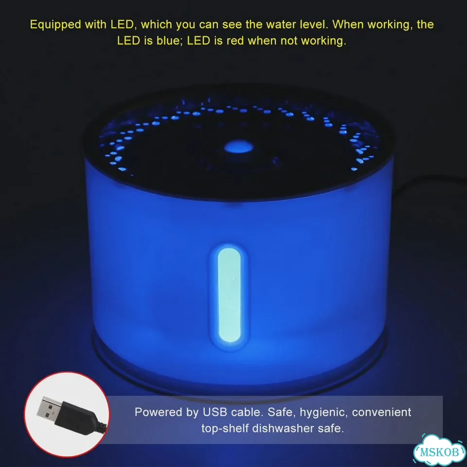 Автоматический фонтан для кошек, USB Cable фото 4