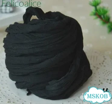 5 шт. градиентные нейлоновые цветы для рукоделия Черный, 2 Black 5pcs фото 1