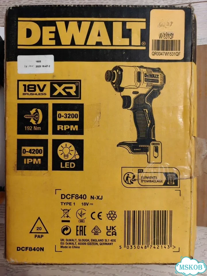 Винтовёрт dewalt DCF840 фото 5