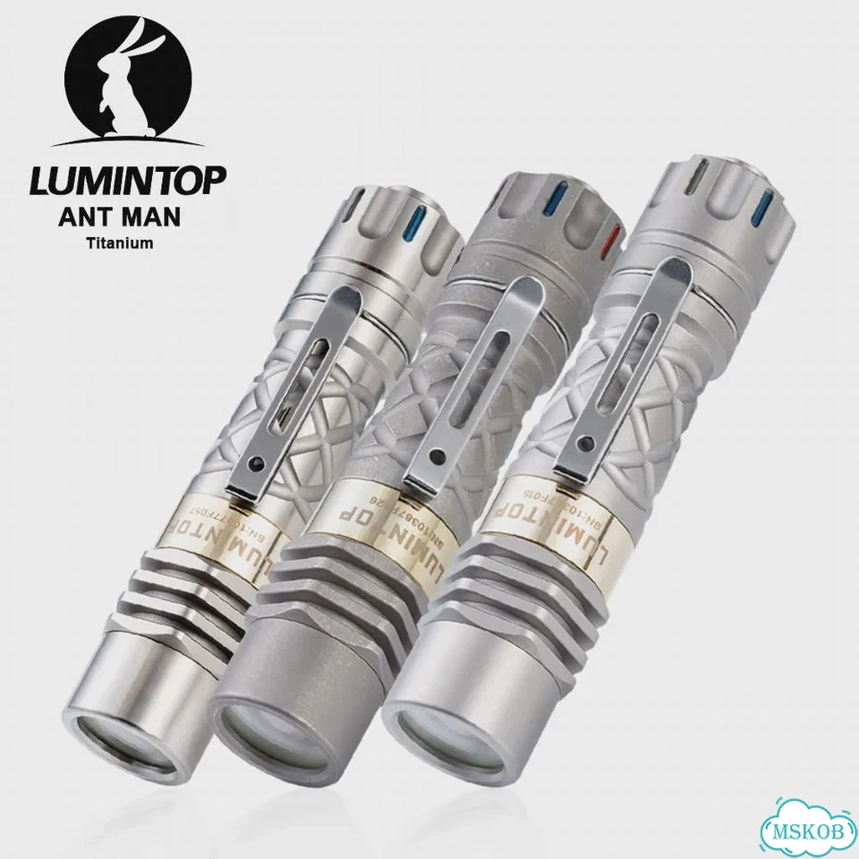 Фонарь lumintop EDC LEP титановый 300 люмен 700 м Titanium sandblast фото 2
