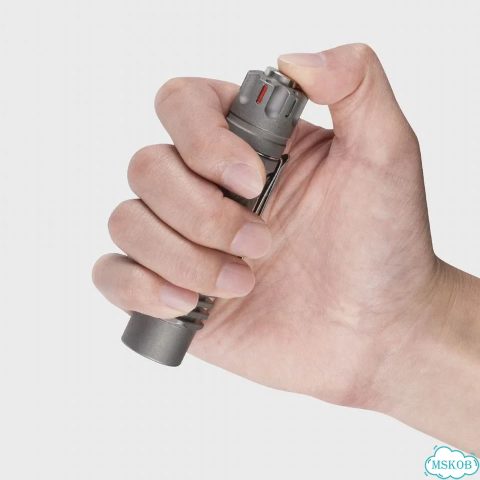 Фонарь lumintop EDC LEP титановый 300 люмен 700 м Titanium sandblast фото 7