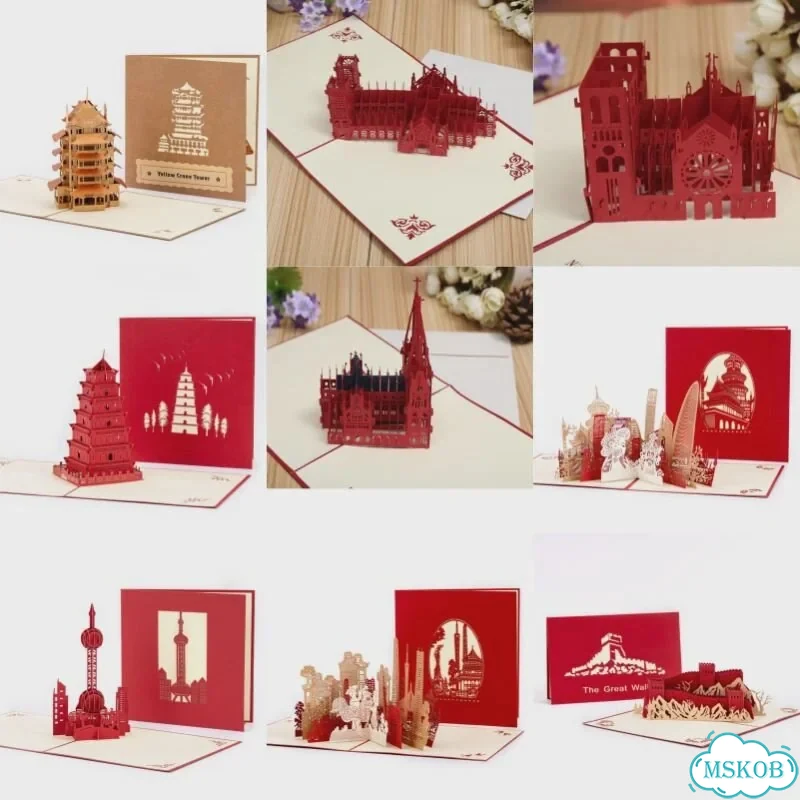 3D открытка с достопримечательностями, Цвет: F фото 2
