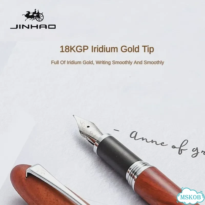 Jinhao 9035 деревянная перьевая ручка фото 6