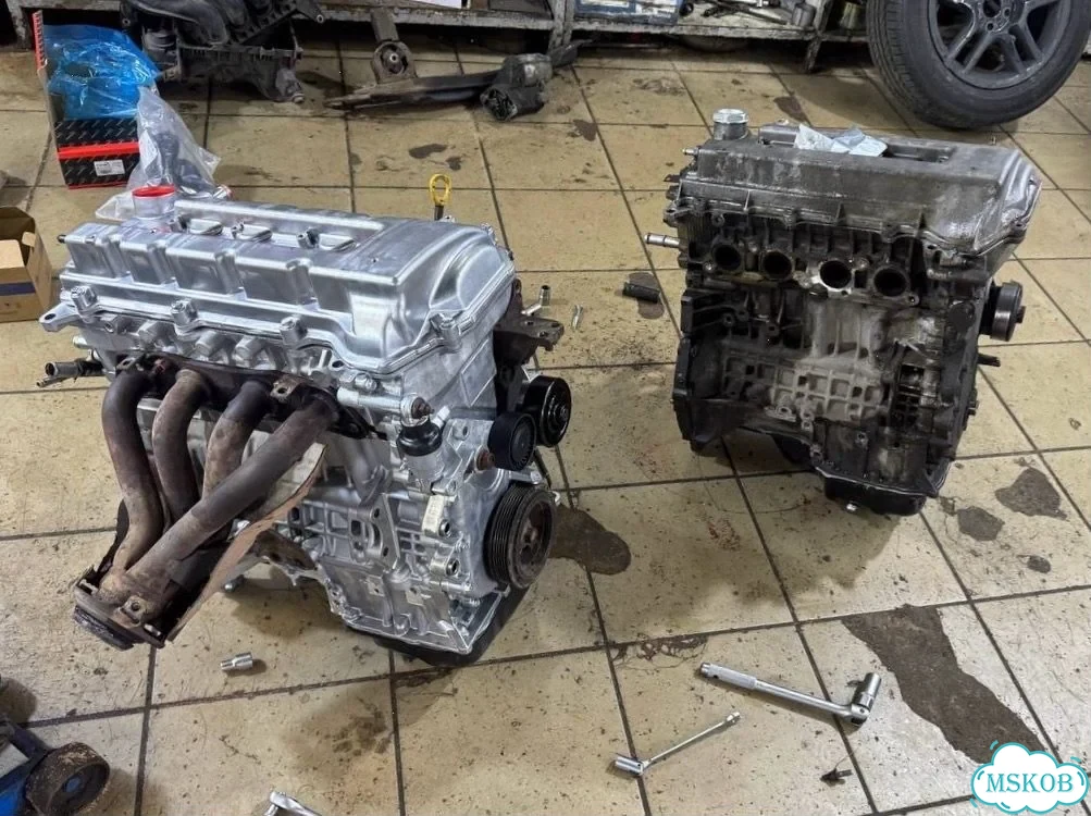 Двигатель Toyota 1ZZ 1.8 л для Toyota Avensis/RAV4 фото 1
