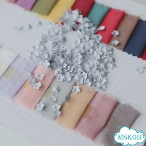 Атласные 3D цветочные лепестки DIY свадебная вуаль кукла свадебное украшение цветы RS3797 фото 1