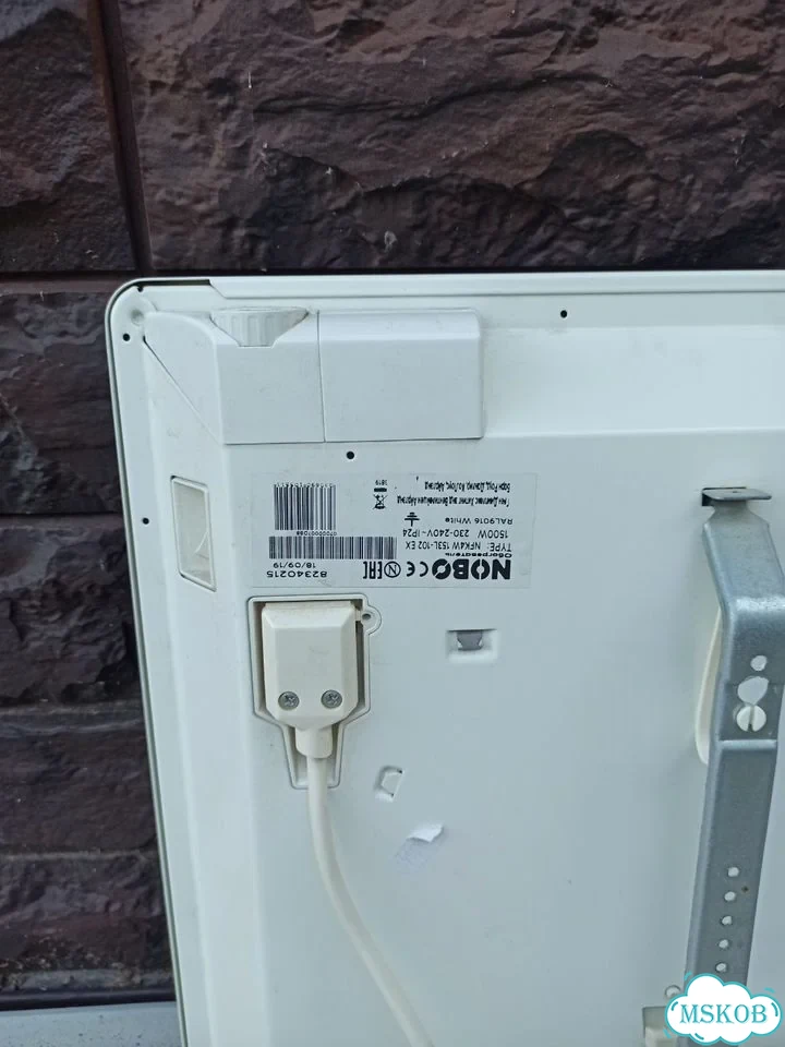 Конвектор nobo 1500w фото 2