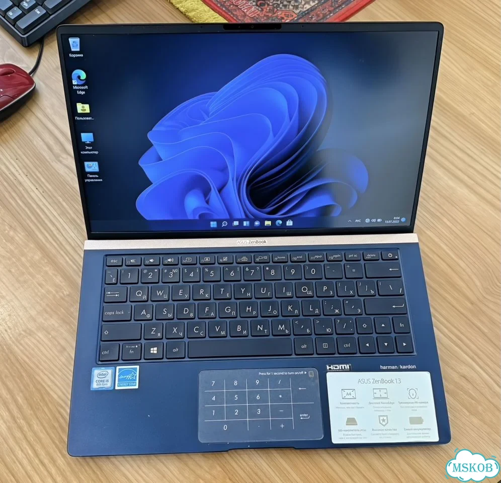 Ультрабук Asus Ux433f Core i5-8250 512 Nvme фото 1