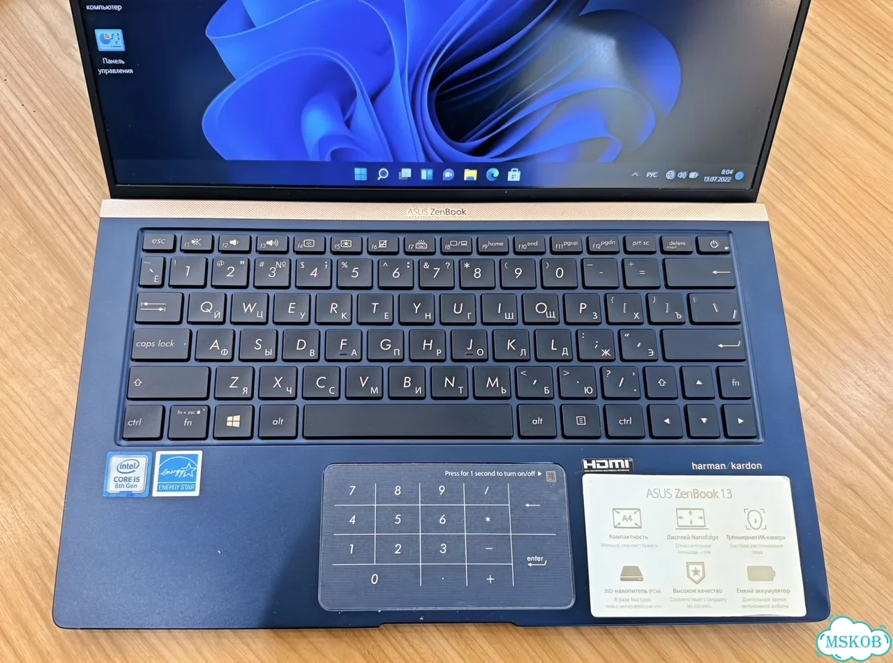 Ультрабук Asus Ux433f Core i5-8250 512 Nvme фото 2