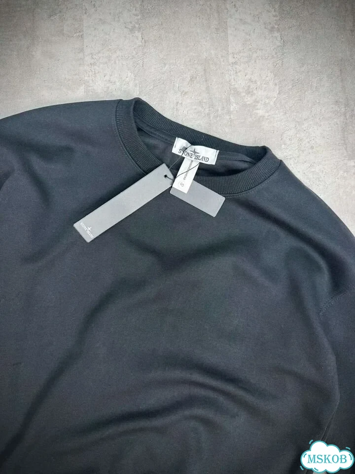 Свитшот Stone Island, чёрный фото 5