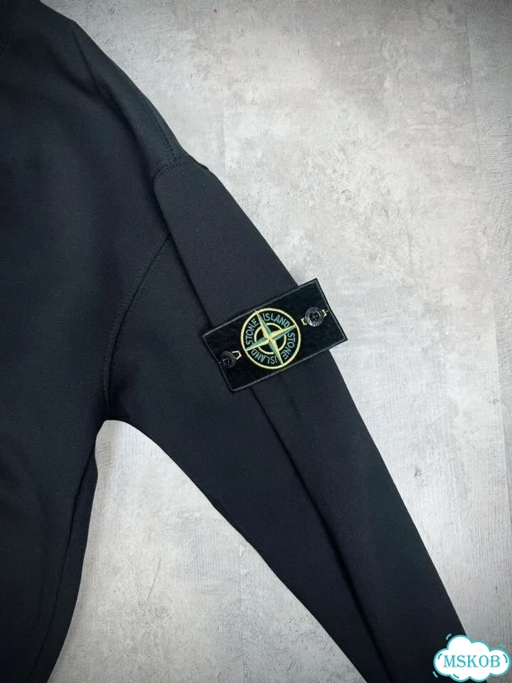 Свитшот Stone Island, чёрный фото 7