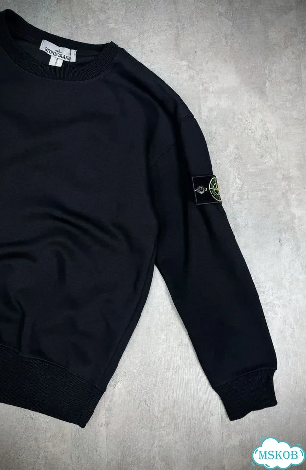 Свитшот Stone Island, чёрный фото 8