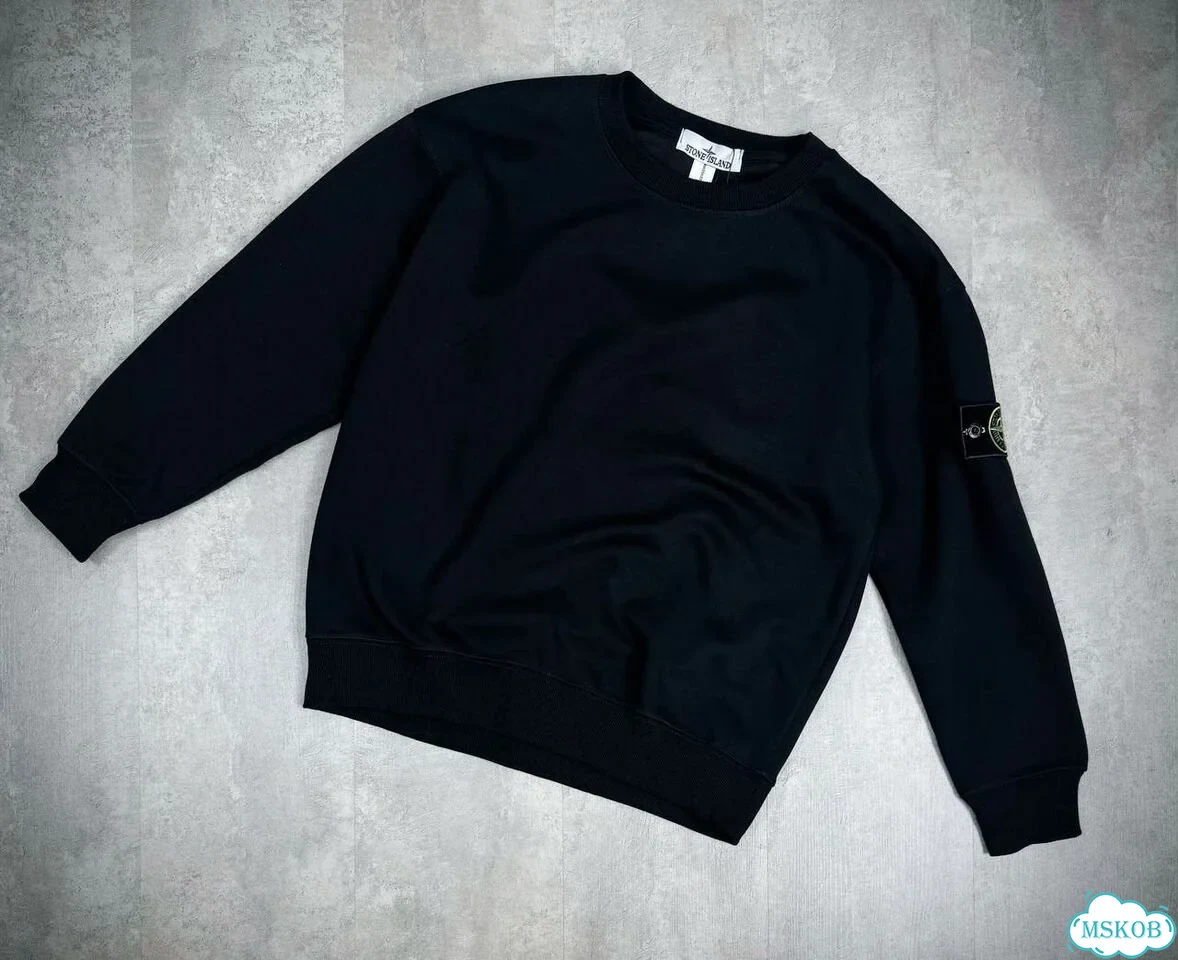 Свитшот Stone Island, чёрный фото 9