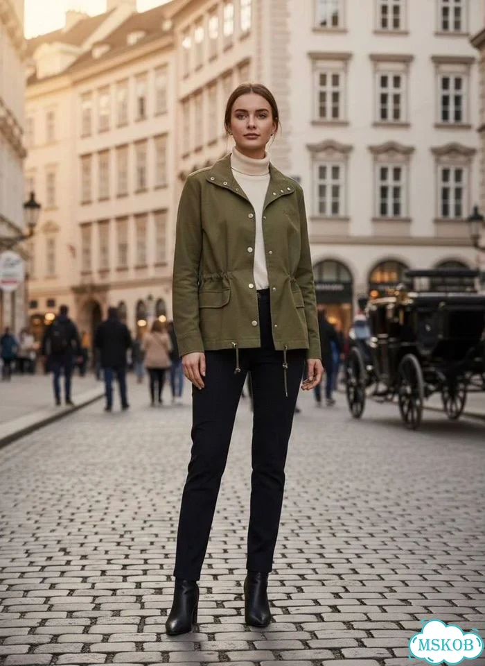 Куртка ветровка Loro piana хаки фото 1