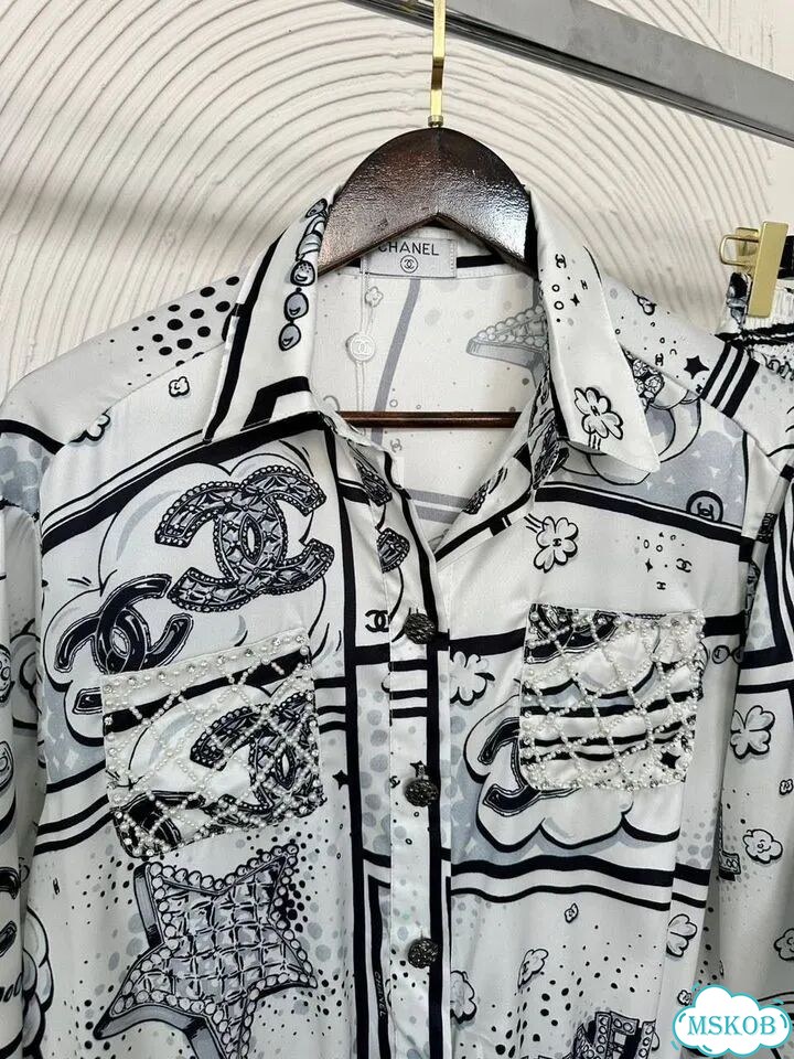 Chanel Костюм рубашка и брюки фото 3