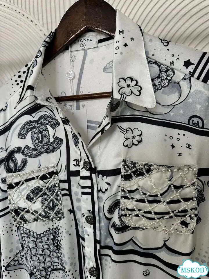 Chanel Костюм рубашка и брюки фото 5