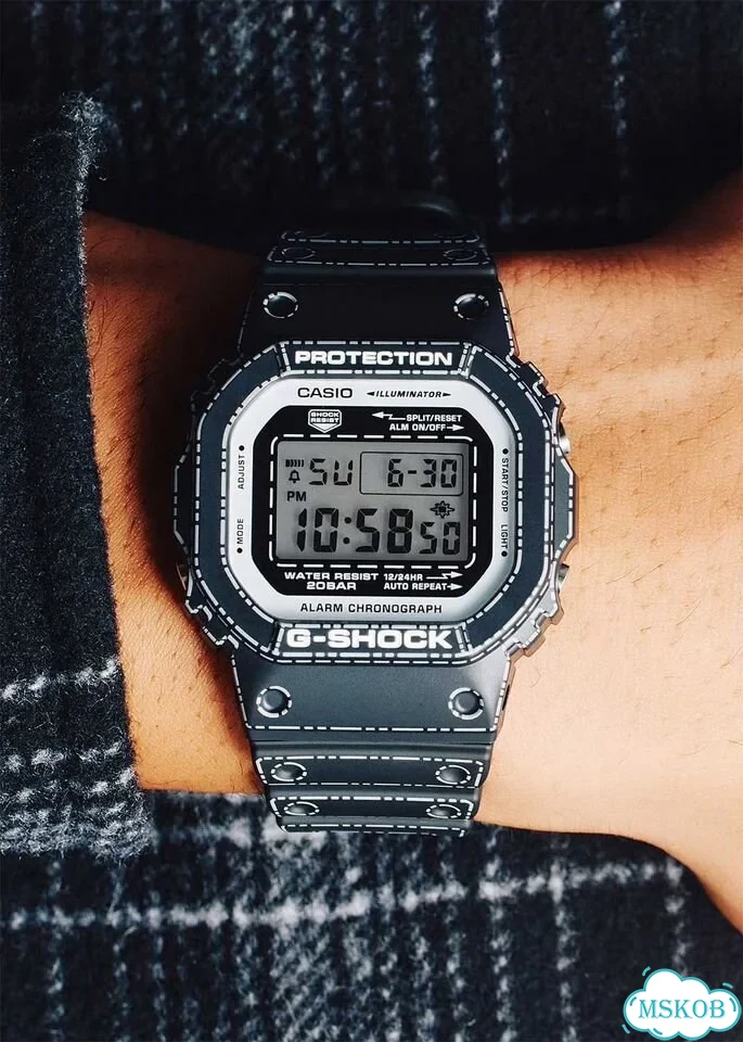 Японские наручные часы Casio G-shock DW-5600RGM-1 фото 1