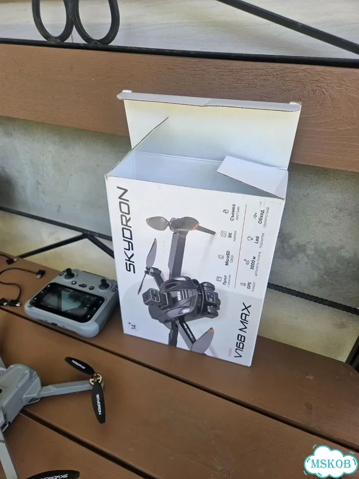 Дрон Skydron V168 MAX 8K GPS 3 аккум фото 10