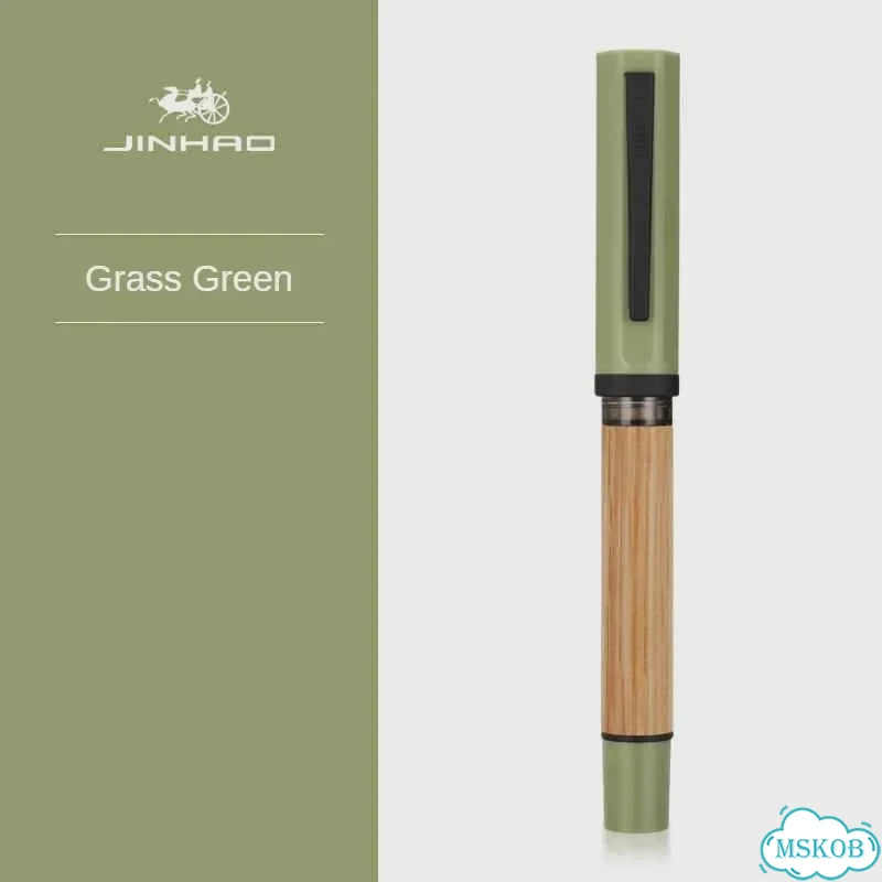 Jinhao 62 деревянная перьевая ручка Зеленый, эф, Series 58-Green фото 1