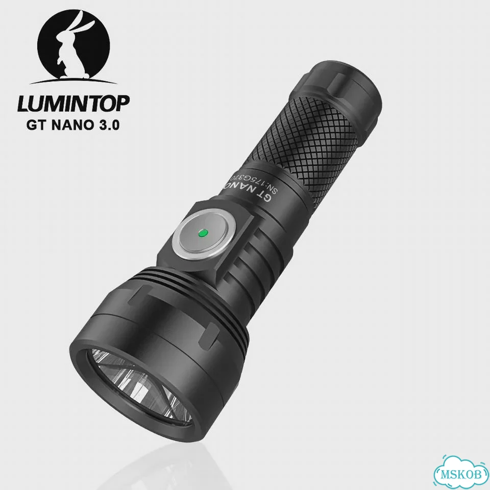 Lumintop GT nano 3.0 фонарик алюминиевый USB-C Black 10440 Set фото 2
