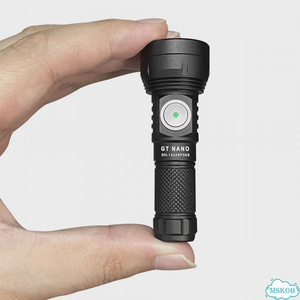 Lumintop GT nano 3.0 фонарик алюминиевый USB-C Black 10440 Set фото 7