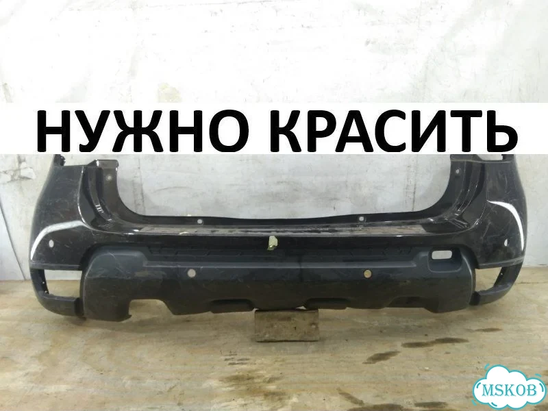 Бампер задний renault duster 1 2015-2021 фото 1