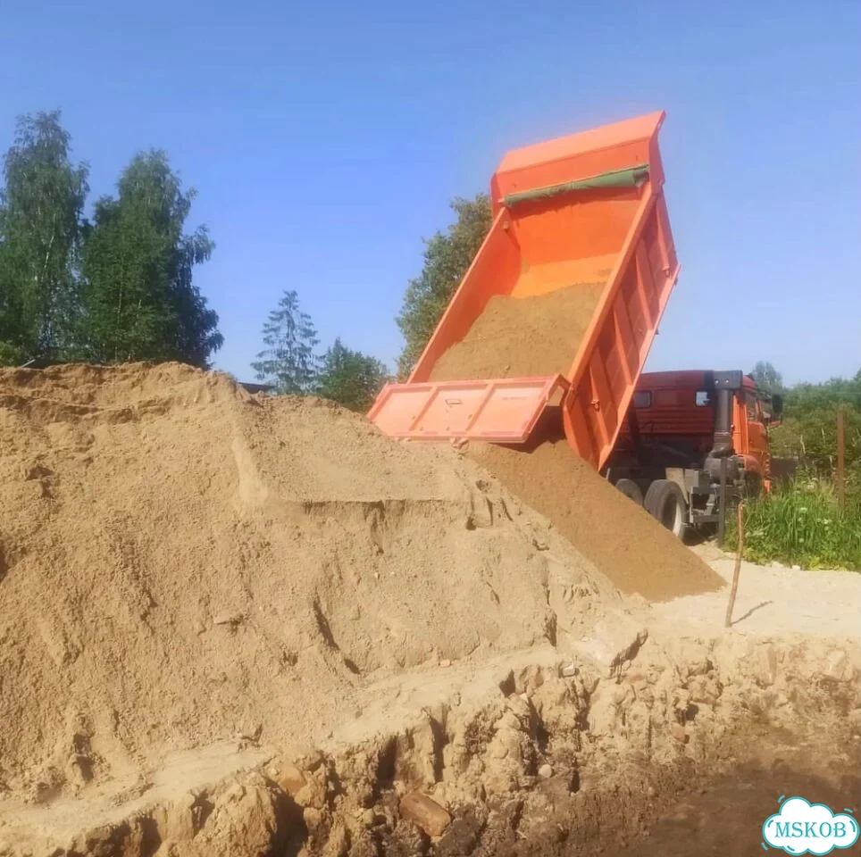 Песок для стяжки фото 1