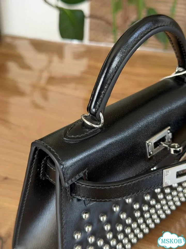 Сумка женская Hermes Kelly mini box limited фото 5