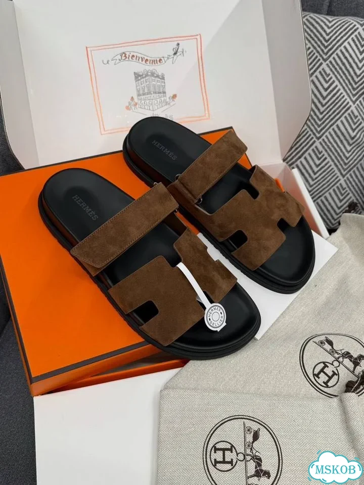 Шлепки hermes chypre фото 8