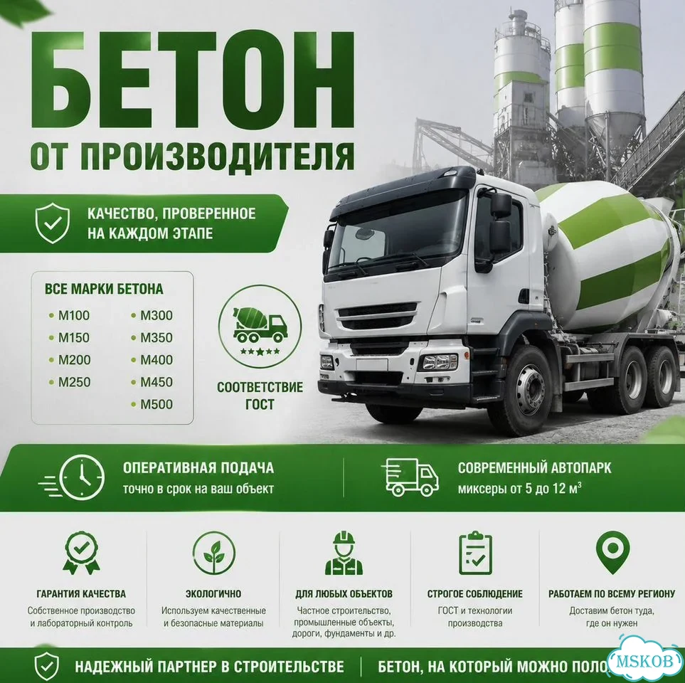 Бетон с доставкой фото 1