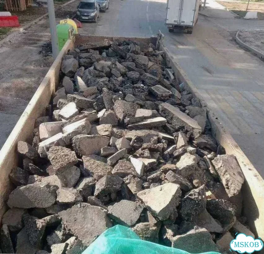 Скол асфальта для дорог фото 4