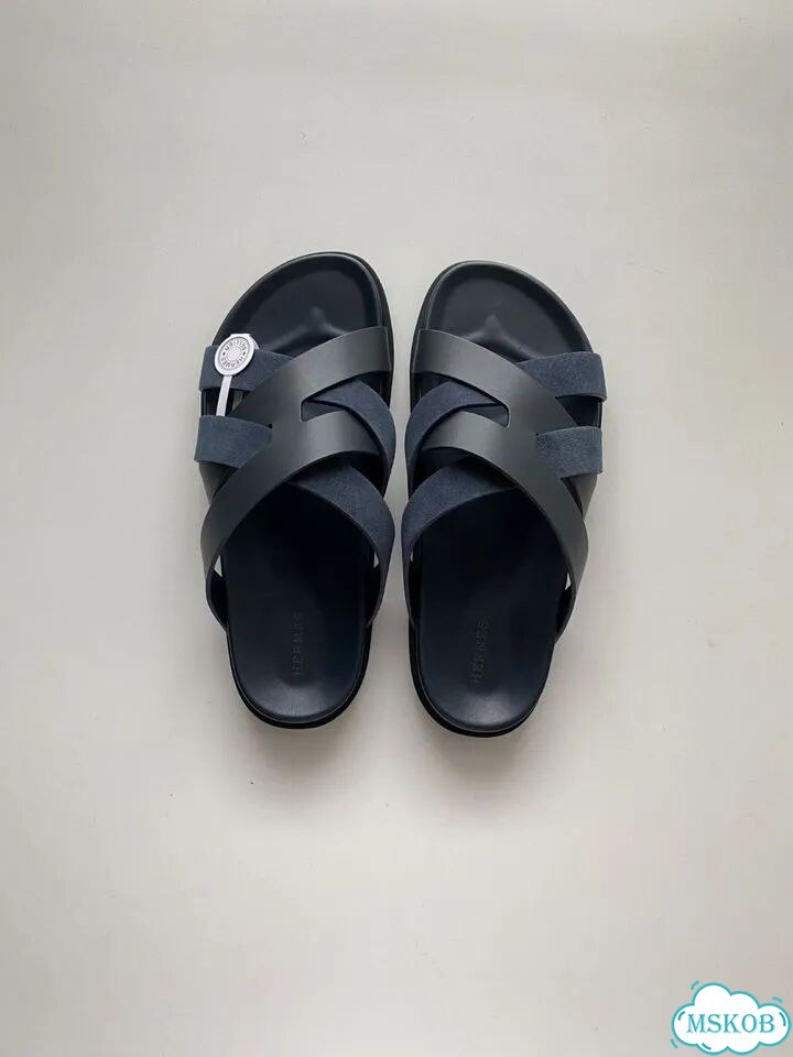 Шлепки мужские Hermes фото 6