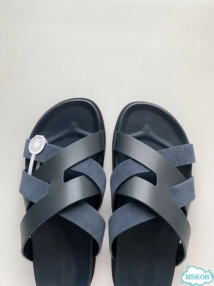 Шлепки мужские Hermes фото 7