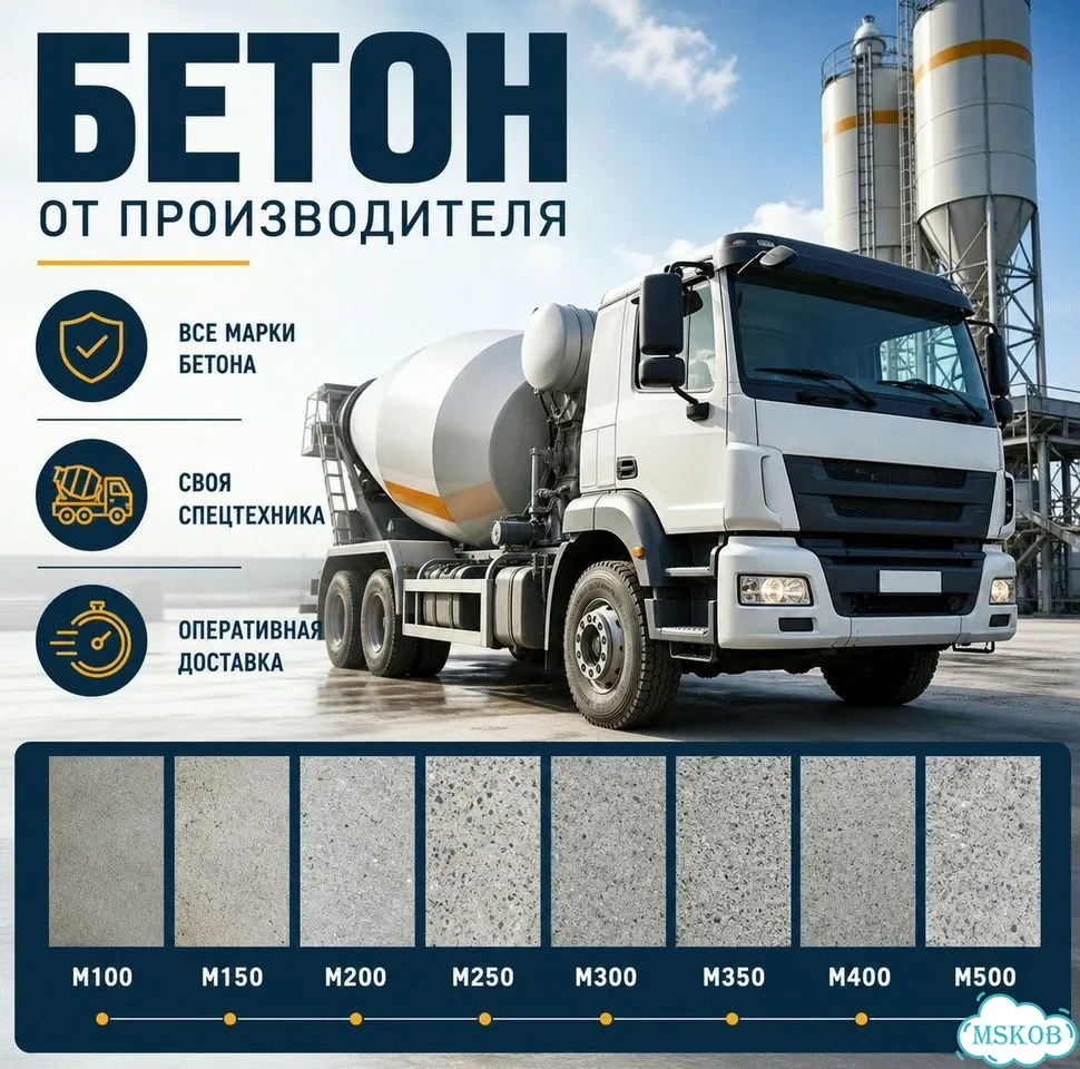 Бетон на граните с доставкой фото 1